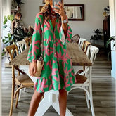 Boho Vacation Shirt Dress - Summer & Travel Ready